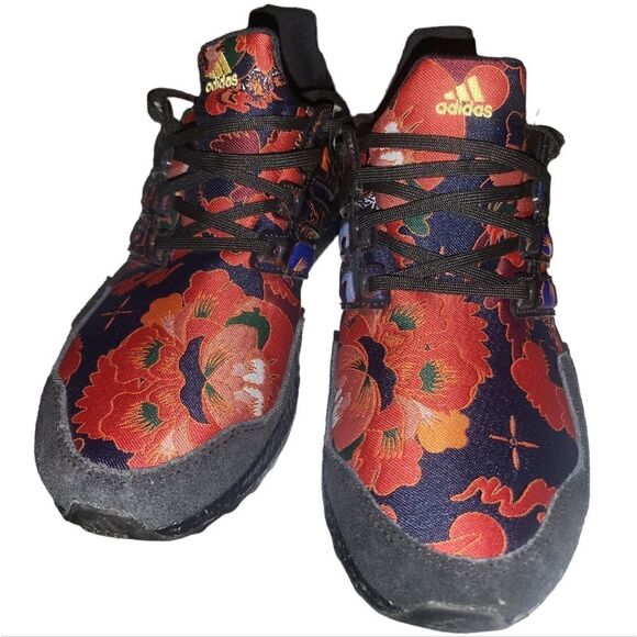 ADIDAS LIMITED COLORWAY ULTRABOOST DNA “FLORAL” SZ-8 Mens - Picture 2 of 4